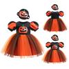 Halloween Baby Girls Dress Printed Dress Witch Role Play Cosplay Costume Masquerade Costume