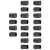 10 Pairs High Heel Tip Caps Black CPU Polyurethane Shoes Repairing Replacement KitsInner Diameter