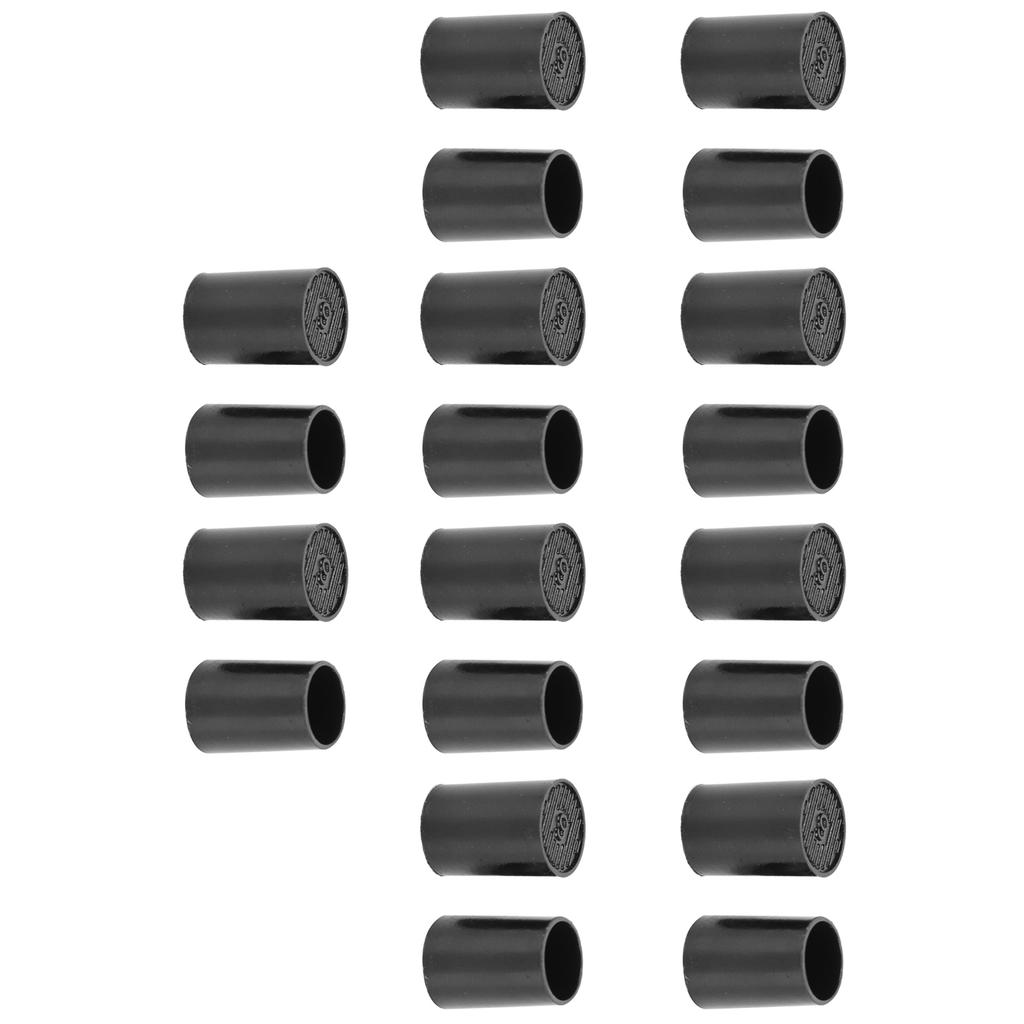 10 Pairs High Heel Tip Caps Black CPU Polyurethane Shoes Repairing Replacement KitsInner Diameter