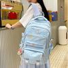 Schoolbag Female Junior High School Students' High Capacity High School Students' Backpacks Are High Value Light and Simple Backpacks.