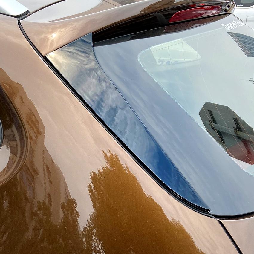 Боковой спойлер заднего окна автомобиля Canard Splitter, накладка, наклейка, подходит для BMW X1 E84