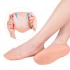 1Pair Gel Sock Silicone Feet Protector Pain Relief Crack Prevention Moisturize Dead Skin Removal Sock with Hole Foot Care Tool
