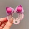 1 Pair Cute Cat Ear Hair Clips for Children Candy Color Plastic Small Ear Hair Clips Girl's Hair Accessories