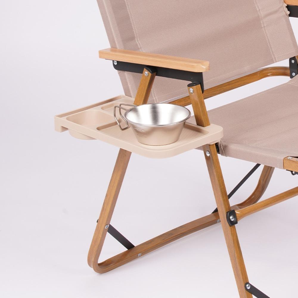 Load-bearing Chair Side Storage Tray Travel-friendly Cup Holder Tray Chair Clip Outdoor