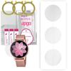 3x Apgo Hydrogel Screen Protector for Lotus Smartwatch 50015/A, Hydrogel Film, with Positioning Layer Easy Installation