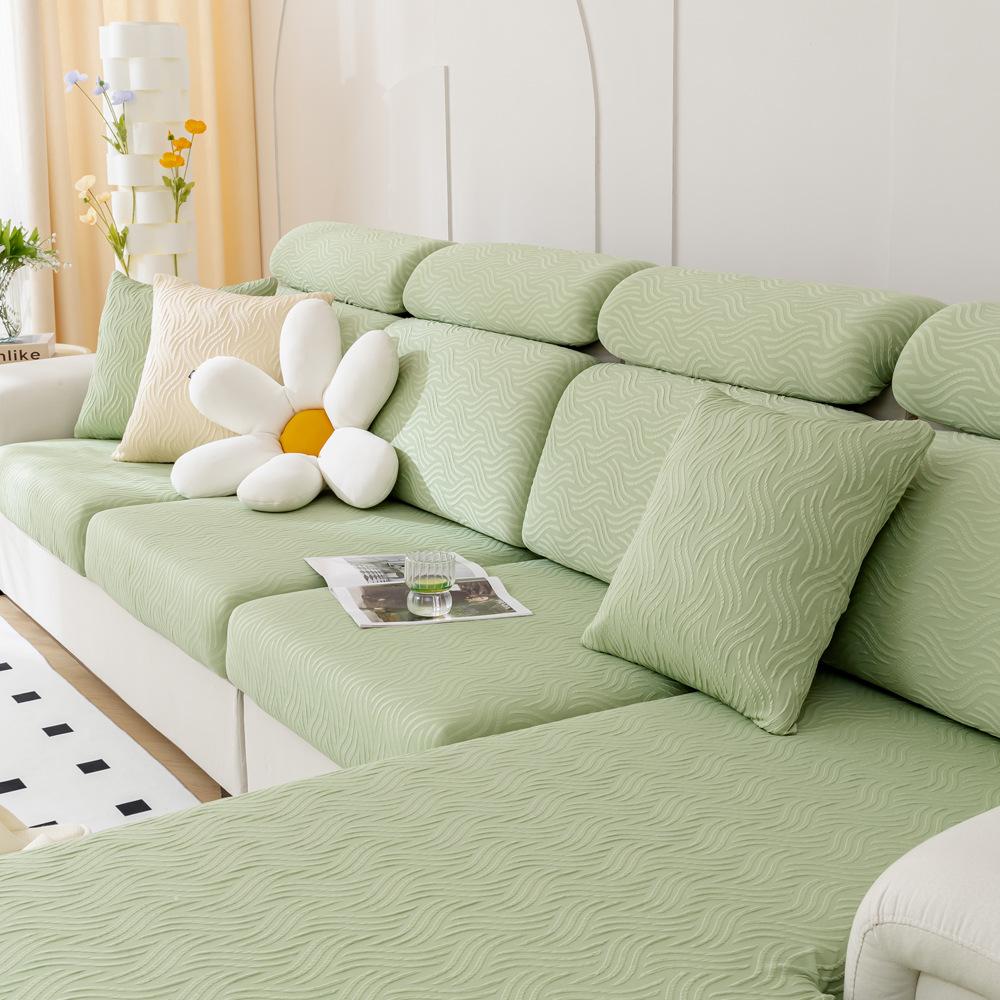Waterproof Fresh Cool Feeling Ice Silk Sofa Cover Summer Universal Universal Stretch Full Wrap Sofaasa Non-slip Cushion