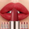 Матовая помада 6 цветов, не липкая, стойкая, с бархатным финишем, помада-карандаш, гладкий матовый цвет для губ, водостойкая, не скатывается