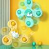 Top Baby Games Finger Spinner Suction Cup Toy Baby Spin Top Bath Toys Bathing Sucker Spinner