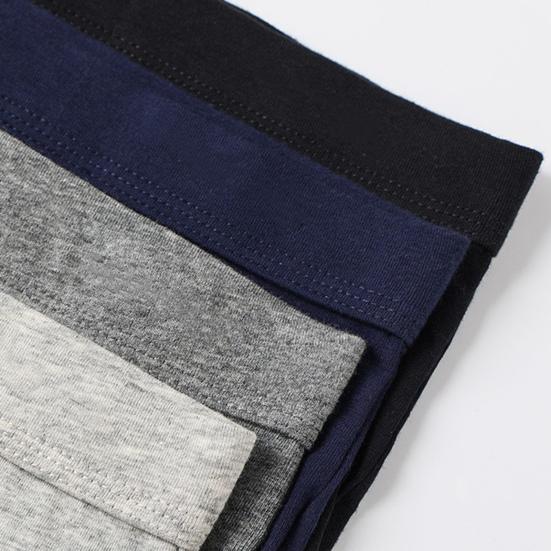 Мужские боксеры, эластичные, мягкие, со средней талией, антисептические, однотонные, дышащие, U-образные, выпуклые, бесшовные, мужские трусы больших размеров, нижнее белье