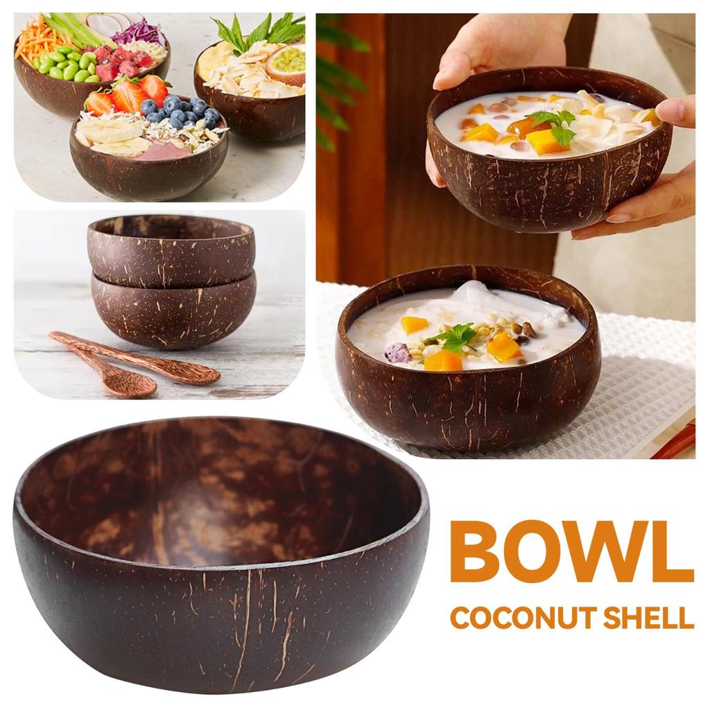 Natural Wooden Bowl, Reusable Bowl, Party Tableware