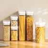 Airtight Food Storage Container with Lid BPA Free High Transparency Stackable Design Cereal Dry Food Storage Box