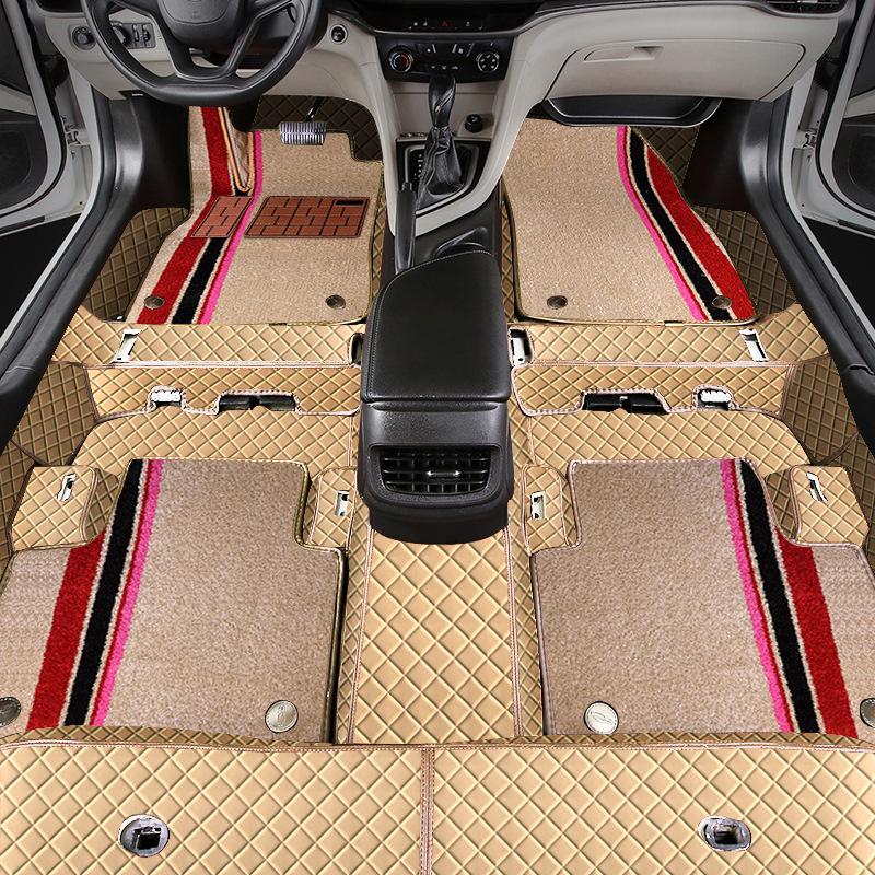 Sequoia 360 Aviation Floor Mats: Double-Layer, Detachable, Soft Pack with Tuck Edge Design.