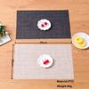 Home Retro Waterproof Table Mats Modern Style PVC Dish Bowl Holder Cup Pad Washable Simple Table Placemats Placemats Individual