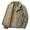 Men 'S Jacket Autumn And Winter Wear Plus Velvet Thick Cotton Warm Large Size Casual Jacket 
