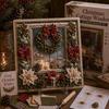 Thick Board Xmas Needle Craft No Sewing 3D Festive Plaque Christmas Poke Art  Craft Lovers