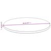 VidaXL Table Top Ø40x1.5 Cm Bamboo 352672