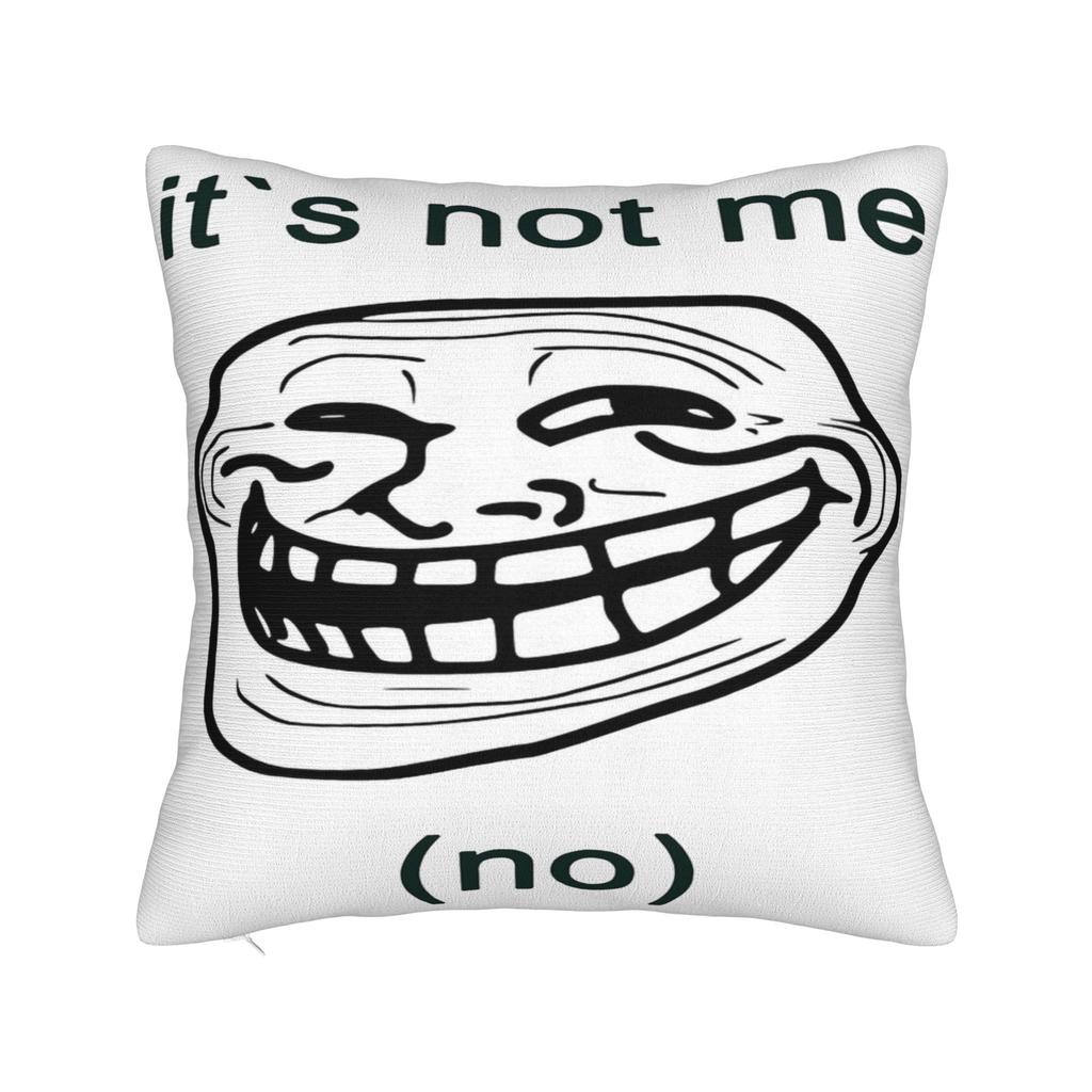 Мем Trollface Rage Comic Смешная Шутка Тролля Интернет Наволочки Винтажная Наволочка Для Свадебной Вечеринки Домашний Декор Чехол на Подушку