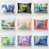 Cartoon Dinosaur Pillowcase Cute Children's Room Cushion Cover Car Sofa Cushion Cover Children's Birthday Gift