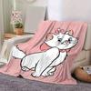 1PC Cute Cartoon Cat Design Blanket, Seasonal Universal, Home Decoration, Throw Blankets, Couch Sofa, Soft Flannel Throw Blanket, Versatile