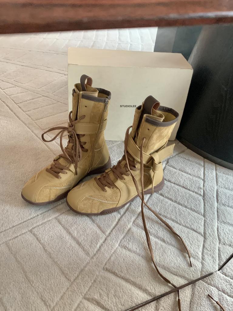 Версия из коровьей кожи виноградная мать те же боксерки ретро цветовая гамма ремешки боковая молния охотничья одежда ботинки Мартин Dexun женские короткие ботинки