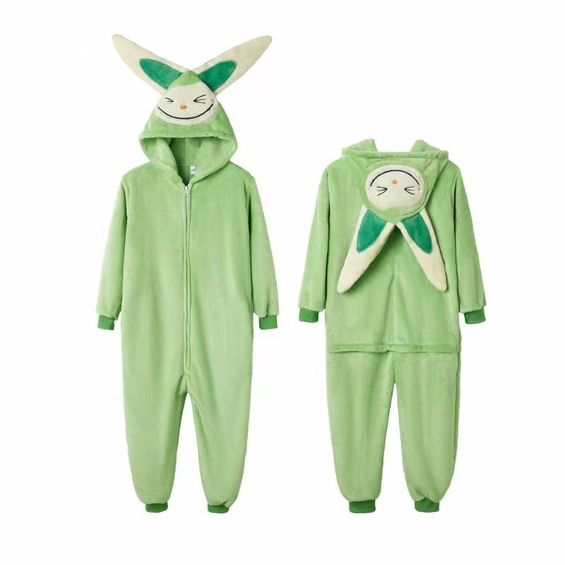 Capybara Onesie Pajamas for Kids, Cartoon Character Kigurumi, Labubu Birthday Christmas Gift, Family Matching Sleepwear Party Costume,  Photo Shoot