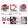 Baby Silicone Tableware Set Newborn Baby Complementary Tableware Silicone Compartmentalized Meal Plate Complementary Bowl Bib Feeding Set