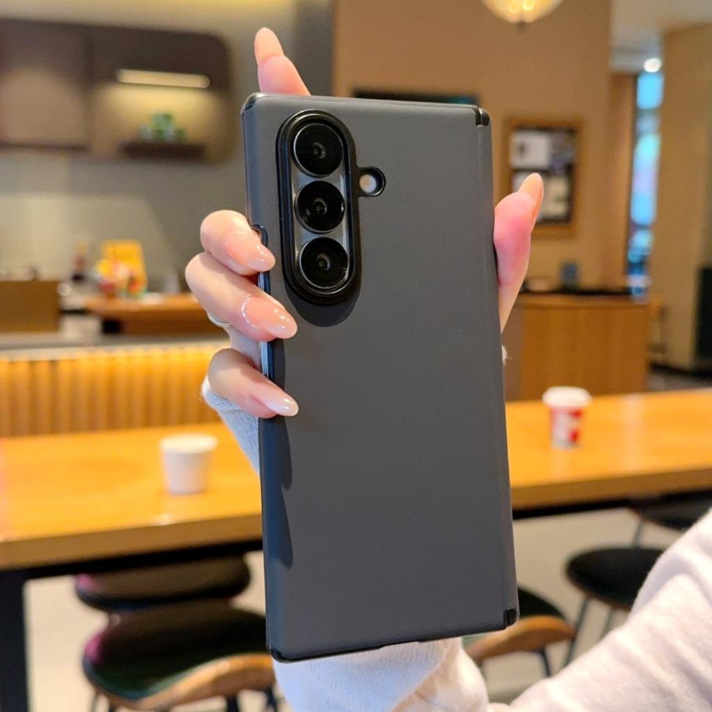Для MagSafe Магнитный Чехол из ПУ Кожи для Телефона Для Samsung Galaxy Z Fold 8 Ultra Полный Шарнир Ударопрочный Однотонный Бизнес-Чехол