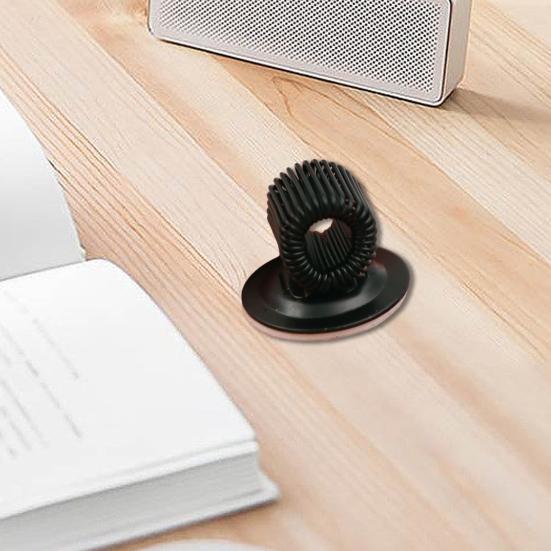 Spring Metal Pen Holder Clip Self Adhesive Mini Refrigerator Whiteboard Bulletin Board Notebook Tablet Stylus Gel Marker Pen Organizer Clip Stationery