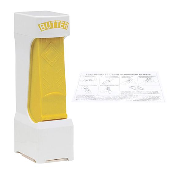 Butter Cutter Slicer One-Click Stick Butter Dispenser And Storage Case Cheese Splitter for Bread Cakes Breakfast