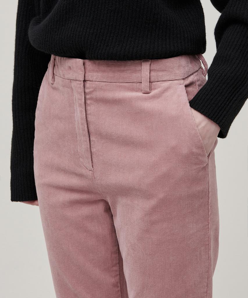 MUSINSA STANDARD WOMAN Женские вельветовые брюки клеш [Розовые]