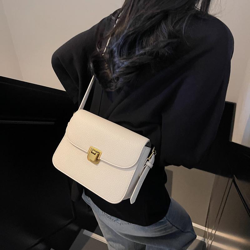 Premium small bag women's bag 2025 new texture niche popular messenger bag women's shoulder underarm small square bag