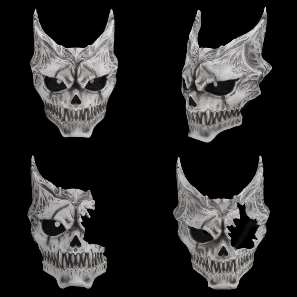 Kaiju No Eight Resin Mask With Battle Damage For Christmas And Halloween Decor
