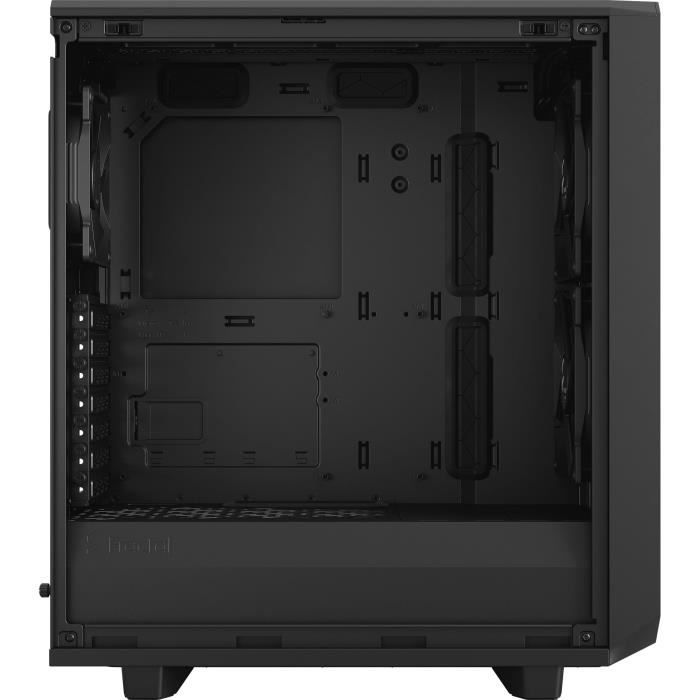 Fractal design - boîtier pc meshify 2 compact noir panneau solide
