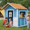 Maison de jeu enfant - GINGER HOME - Bois sapin - Fenêtres des deux côtés - Comptoir latéral