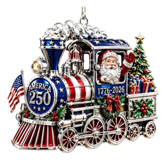 Праздничный подарок для семьи и друзей, 250-летие США, Рождественский ornament, Соединенные Штаты 1776-2026, 250-й памятный патриотический сувенир, Акрил