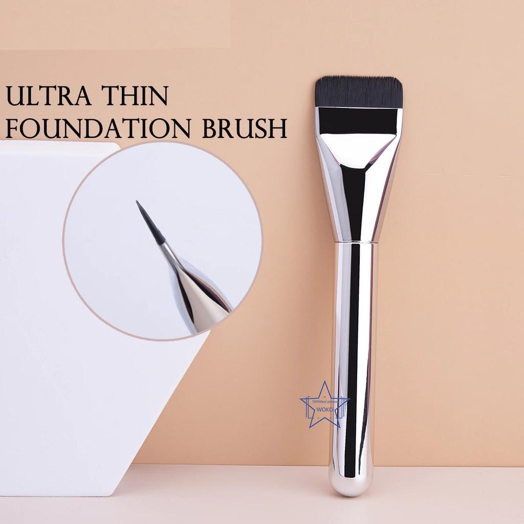 Ultra Thin Foundation Brush Lightweight and Thin Face Contour Brush Flat Contour Brush Blending Foundation Cream Makeup Brushes