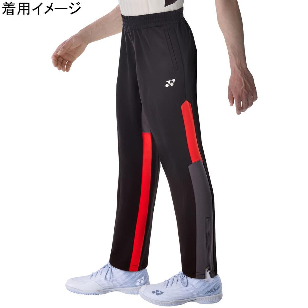 Длинные брюки трикотажные брюки черные M [YONEX] разминочные (Подходящий стиль) (007)