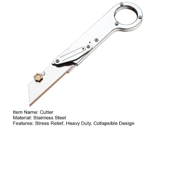 Складной резак из нержавеющей стали, игрушка-антистресс, непоседа, сверхпрочный