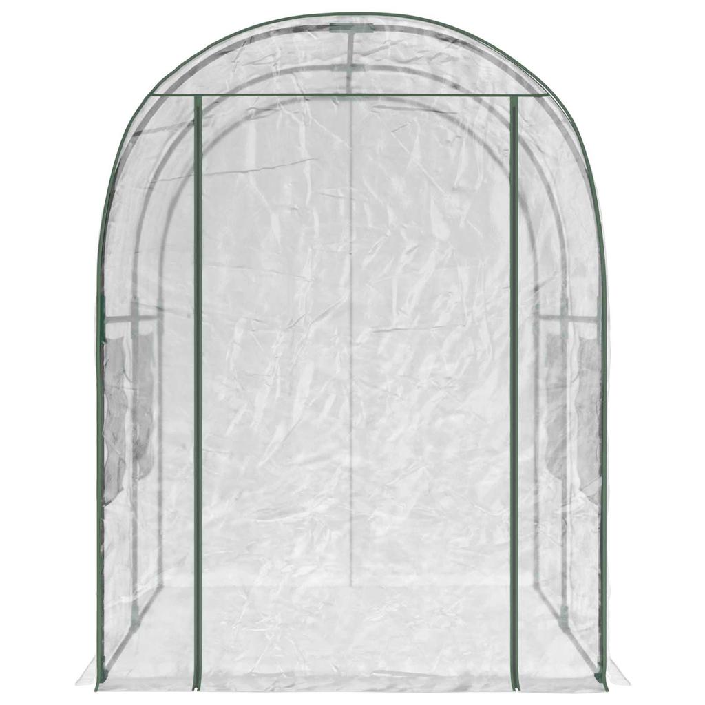 Greenhouse with Frame 160 x 200 x 192.5 cm Transparent PVC