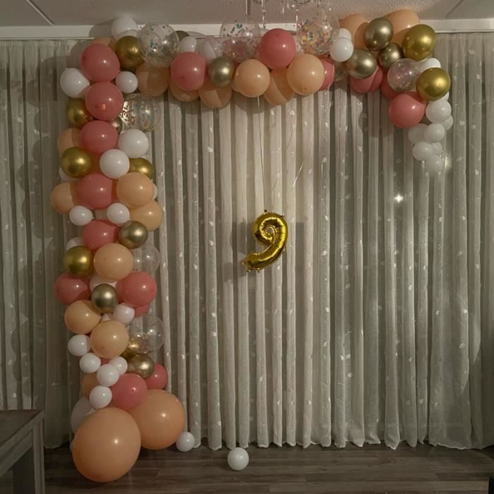 Kit de ballons - Nouveau - 105PCS - Rétro - Multicolore - Vintage - Idéal pour fêtes