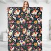 Guinea Pig Blanket Hamster Animal Throw Blankets Plush Cozy Flannel Ultra Soft Fuzzy Funny Party Blanket Gifts for Girls Women