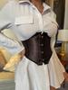 Rose Beauty A Vintage Hook And Eye Front Satin Underbust Shapewear Corset Waist Trainer Belt Crop Tube Top Without Blouse