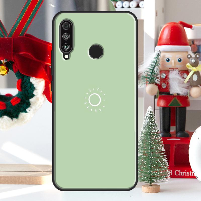 Зеленый эстетичный Чехол Для Huawei P30 Pro P50 P40 P20 Lite Nova 9 5T Чехол Для Honor X8 X7 X9 50 Lite 70