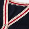 Детский кардиган Hengyuanxiang из чистой шерсти с цветовыми блоками