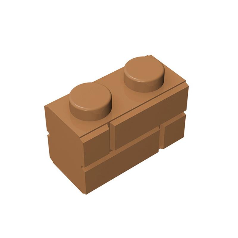 MOC 10 ШТ 98283 Модифицированный 1x2 С Профилем Кирпичной Кладки Строительные Блоки Высокотехнологичные Кирпичики Образовательные Идейные Игрушки Подарок Ребенку на День Рождения