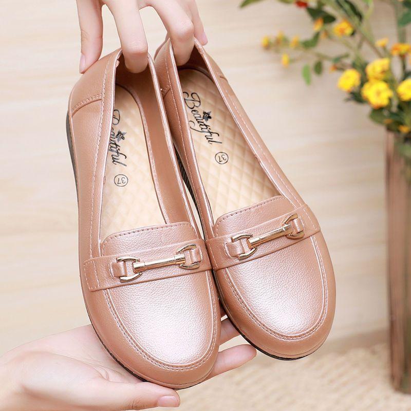 Женские резиновые сапоги с неглубоким носком, водонепроницаемые и нескользящие плоские резиновые сапоги для женщин, износостойкая рабочая обувь для весны и осени