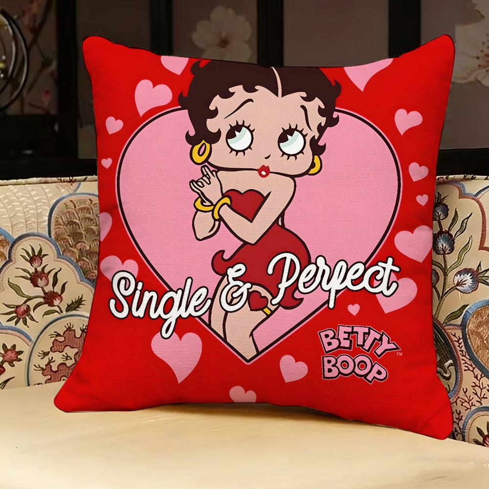 Beauty B-Betty B-Boop Pillow Case Pillowcase, Double-Sided Printed, Sofa Cushion, Bedroom Headboard Pillow