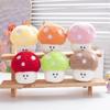 10CM Cute Small Mushroom Plush Toy Creative Stuffed Pendant Doll Colour Mushroom Keychain For Kids Girls Holiday Gifts Bag Decor
