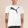 Puma Футболка с коротким рукавом и круглым вырезом, мужская, белая, с принтом логотипа 685638-02