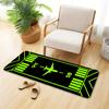 Airport Runway Print Kitchen Runner Rug Soft Floor Mat for Kitchen Laundry Room